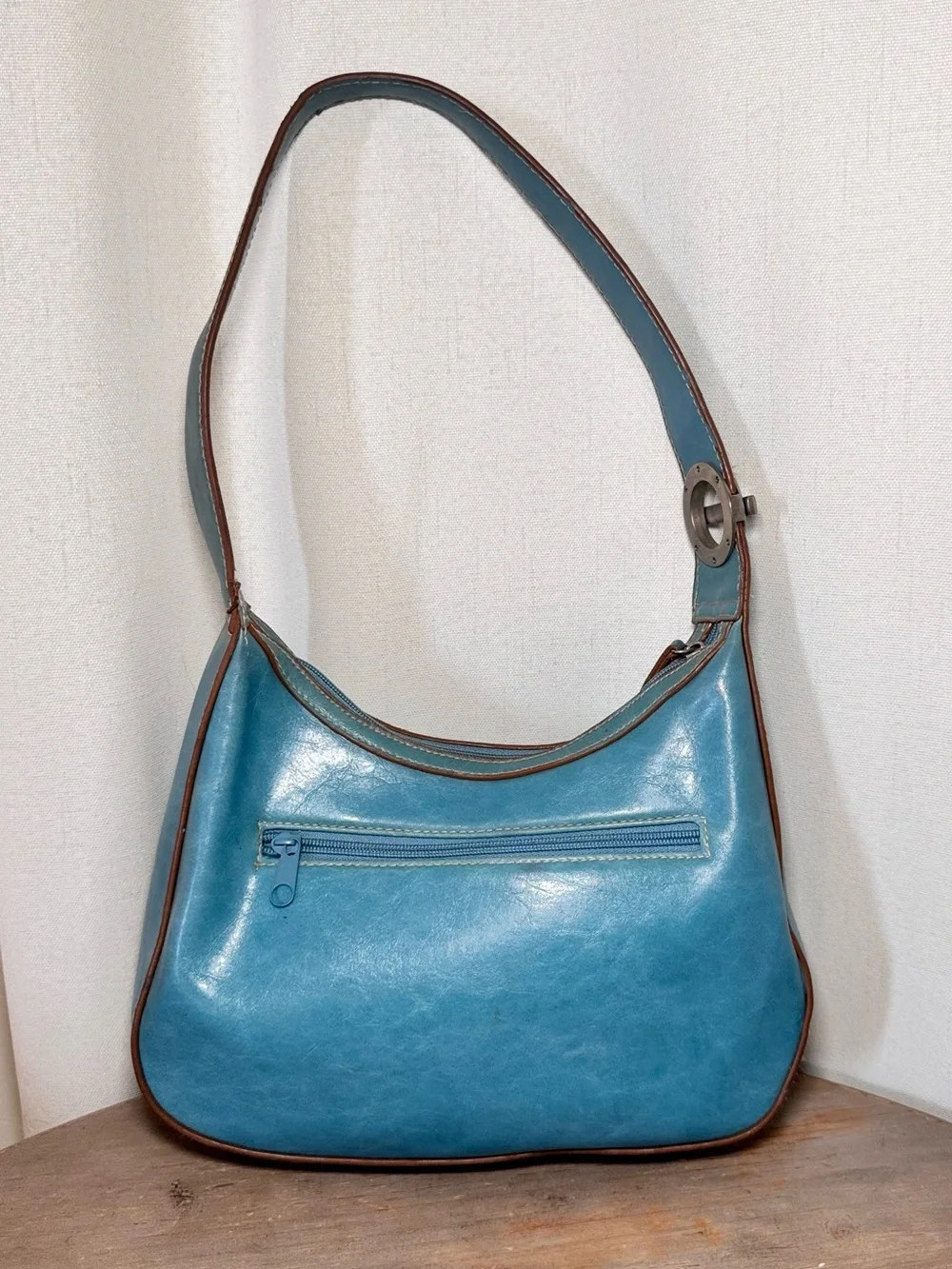 Vintage retro blue